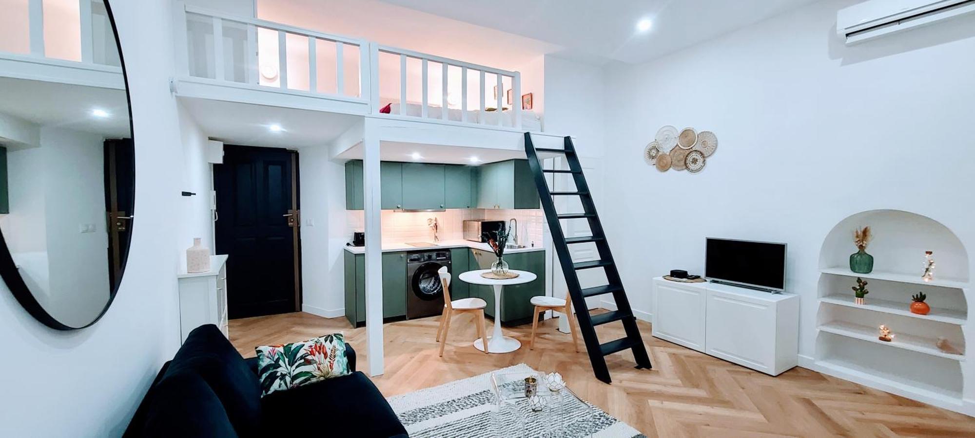 Studio Elegant 4 Couchages Front De Mer Clim Parking Privatif Wifi Nice Bagian luar foto
