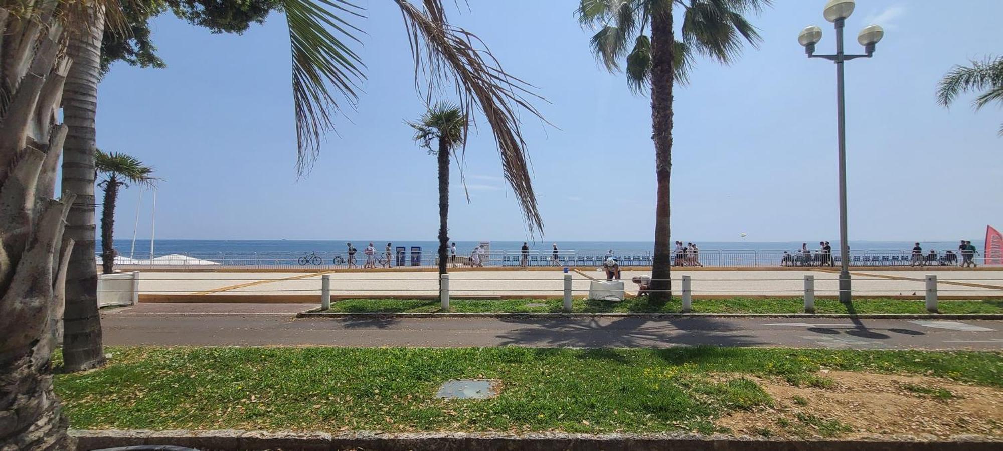 Studio Elegant 4 Couchages Front De Mer Clim Parking Privatif Wifi Nice Bagian luar foto